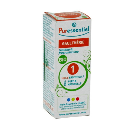 Puressentiel Gaulthérie bio 10ml PURESSENTIEL - Huiles Essentielles 