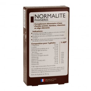 Normalite phanères cheveux et ongles 60 gélules CODIFRA - 