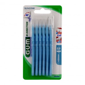 Gum brossettes interdentaires gum bidirection 0.9mm GUM - Brossettes
