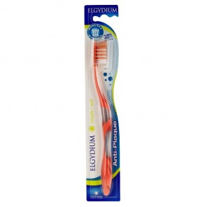 Elgydium brosse à dents anti-plaque souple PIERRE FABRE - Brosse à dents manuelle