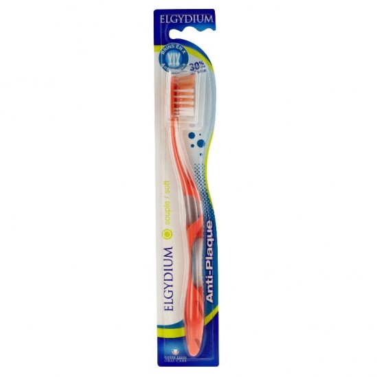 Elgydium brosse à dents anti-plaque souple PIERRE FABRE - Brosse à dents manuelle Elgydium brosse à dents anti-plaque souple PIERRE FABRE - Brosse à dents manuelle
