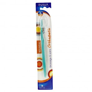 Inava brosse à dents orthodontie PIERRE FABRE - Brosse à dents manuelle