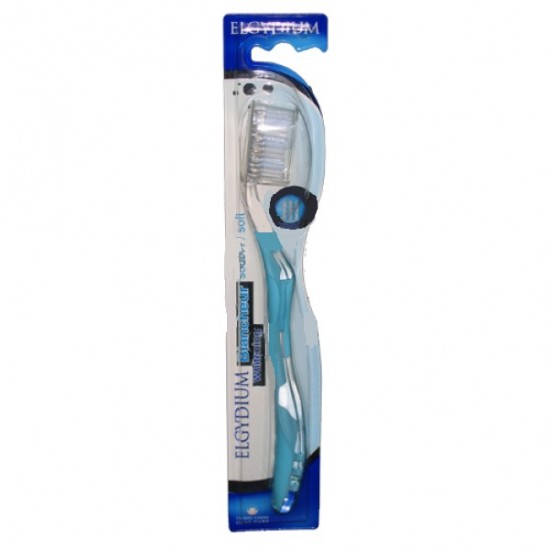 Elgydium brosse à dents blancheur anti-tâches souple PIERRE FABRE - Brosse à dents manuelle