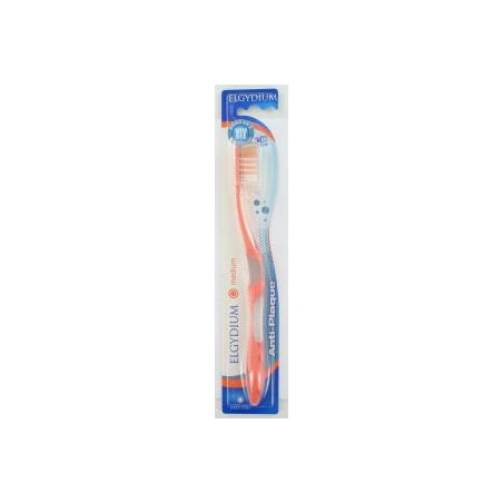 Elgydium brosse à dents anti-plaque medium PIERRE FABRE - Brosse à dents manuelle