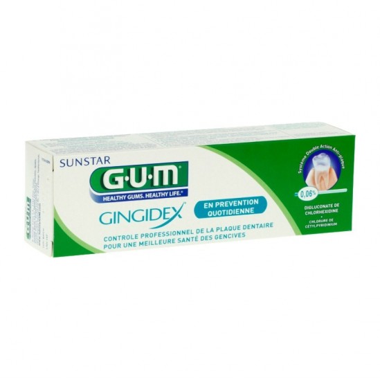 Gum gingidex dentifrice 75ml GUM - Dentifrices Gum gingidex dentifrice 75ml GUM - Dentifrices