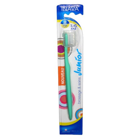 Inava brosse à dents junior 7-12 ans PIERRE FABRE - Brosse à dents manuelle