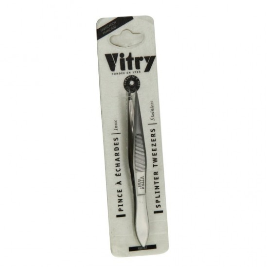 Vitry Pince à Echardes Inox x1 VITRY - Pinces à épiler Vitry Pince à Echardes Inox x1 VITRY - Pinces à épiler