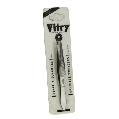 Vitry Pince à Echardes Inox x1 VITRY - Pinces à épiler