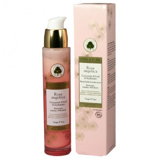 Sanoflore rosa angelica concentré d'éveil ré-hydratant visage et yeux 30ml Sanoflore rosa angelica concentré d'éveil ré-hydratant visage et yeux 30ml