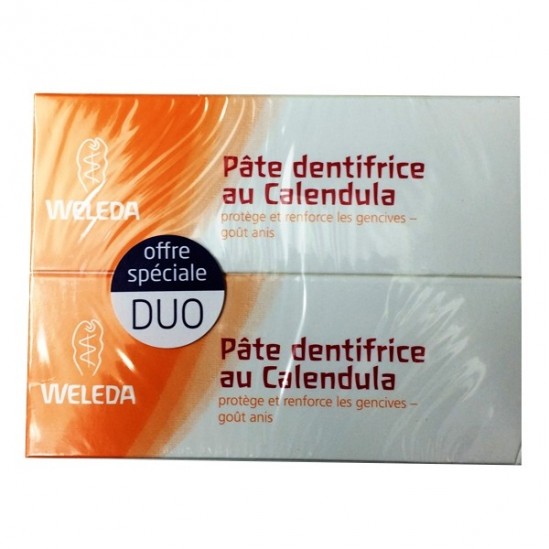 Weleda pâte dentifrice au calendula duo 75ml Weleda pâte dentifrice au calendula duo 75ml