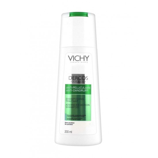 Vichy Dercos Shampooing Traitant Anti-Pelliculaire Cheveux Normaux à Gras 200ml Vichy Dercos Shampooing Traitant Anti-Pelliculaire Cheveux Normaux à Gras 200ml
