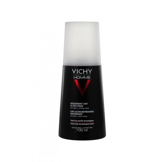 Vichy Homme Déodorant Vaporisateur Ultra-Frais 100ml Vichy Homme Déodorant Vaporisateur Ultra-Frais 100ml