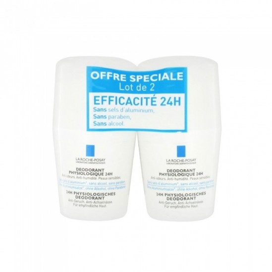 La Roche-Posay Déodorant 24H Roll-On 2 x 50 ml La Roche-Posay Déodorant 24H Roll-On 2 x 50 ml