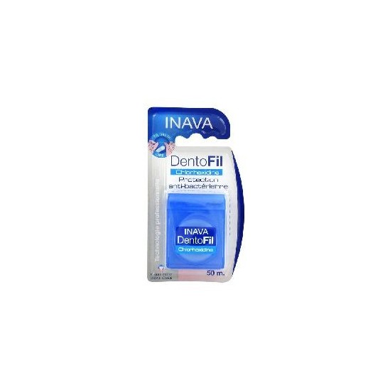 Inava Dentofil Chlorhexidine Fil Dentaire 50 m INAVA - Fil Dentaire & Cure Dents
