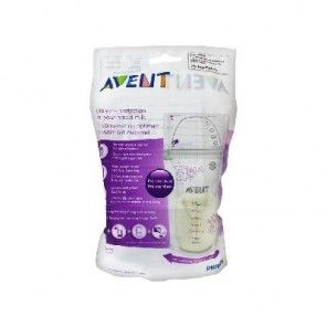 Avent 25 Sachets de Conservation pour Lait Maternel 180 ml SANOFI - Bouillottes