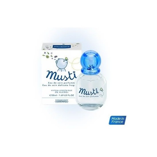 Musti Eau de Soin Parfumée 50ml MUSTELA - Soins bébé Musti Eau de Soin Parfumée 50ml MUSTELA - Soins bébé