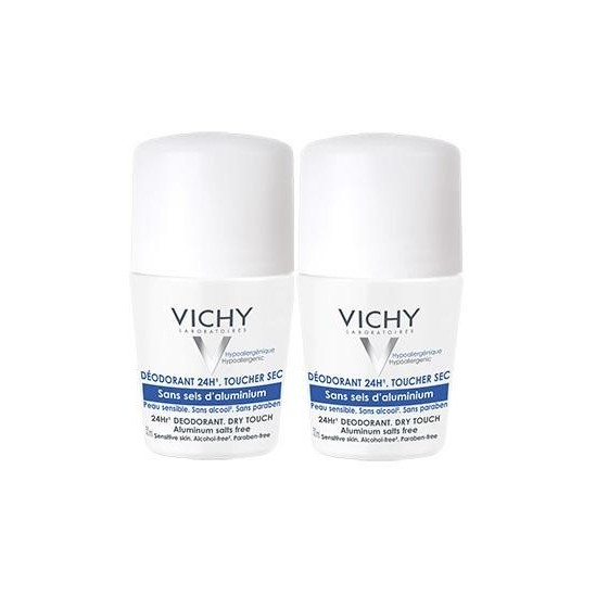 Vichy Déodorant 24H sans sels d'aluminium - Roll-on Vichy Déodorant 24H sans sels d'aluminium - Roll-on