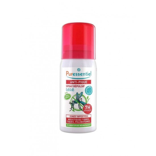 Puressentiel Spray Anti-Pique 7H Bébé 60 ml Puressentiel Spray Anti-Pique 7H Bébé 60 ml