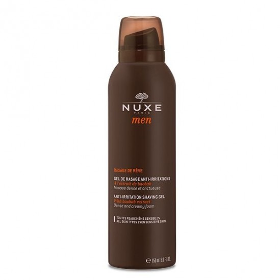 Nuxe homme rasage de rêve gel anti-irritations 150ml Nuxe homme rasage de rêve gel anti-irritations 150ml
