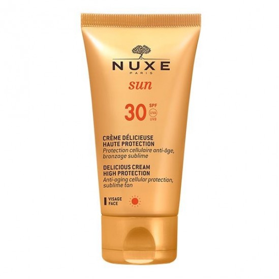 Nuxe Sun Crème Délicieuse Visage Haute Protection SPF30 50ml Nuxe Sun Crème Délicieuse Visage Haute Protection SPF30 50ml