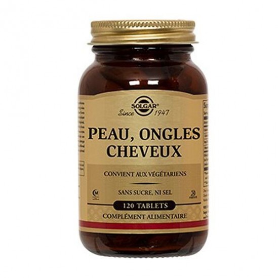 Solgar peau ongles et cheveux 120 tablets Solgar peau ongles et cheveux 120 tablets