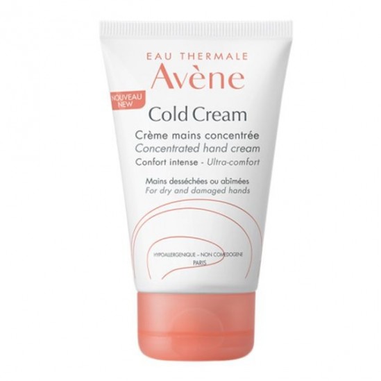 Avène cold cream crème mains peaux sèches et abimées 50ml Avène cold cream crème mains peaux sèches et abimées 50ml