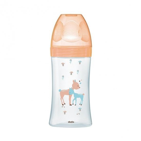 Dodie biberons sensation+ beige biche en verre 270ml Dodie biberons sensation+ beige biche en verre 270ml