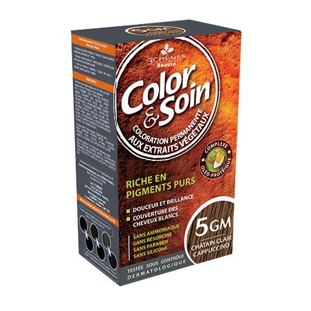 3 Chênes Color&Soin châtain clair cappuccino coloration permanante 5GM