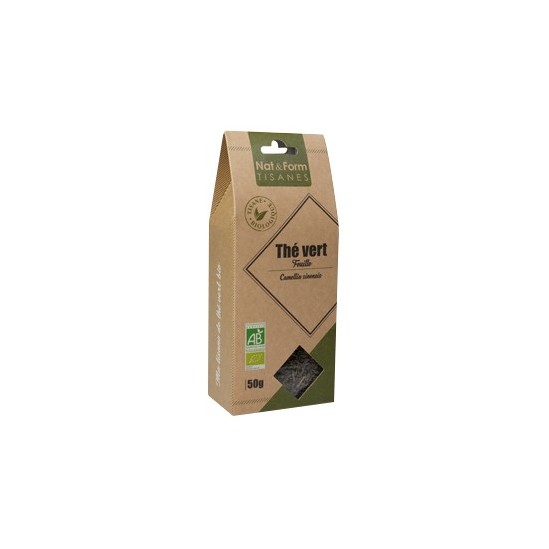 Nat&Form Thé vert bio ma tisane 50g Nat&Form Thé vert bio ma tisane 50g