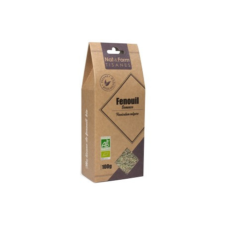 Nat&Form Fenouil bio tisane 100g
