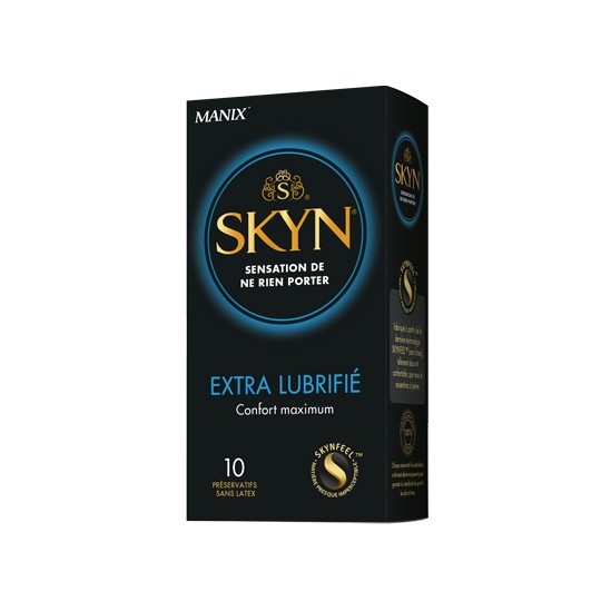Manix Skyn extra lubrifié confort maximum boites de 10 préservatifs Manix Skyn extra lubrifié confort maximum boites de 10 préservatifs