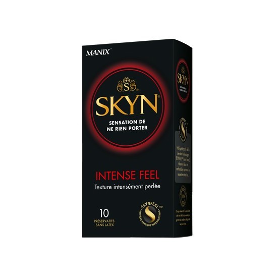 Manix Skyn intense feel texture intensement perlée préservatif boites 10 Manix Skyn intense feel texture intensement perlée préservatif boites 10