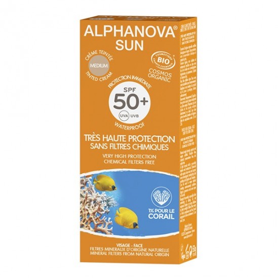 ALPHANOVA SUN SPF50+ TEINTEE TBE 50G ALPHANOVA SUN SPF50+ TEINTEE TBE 50G