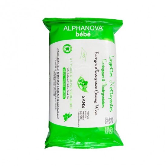 ALPHANOVA BEBE LINGETTES NETTOYANTES ALPHANOVA BEBE LINGETTES NETTOYANTES