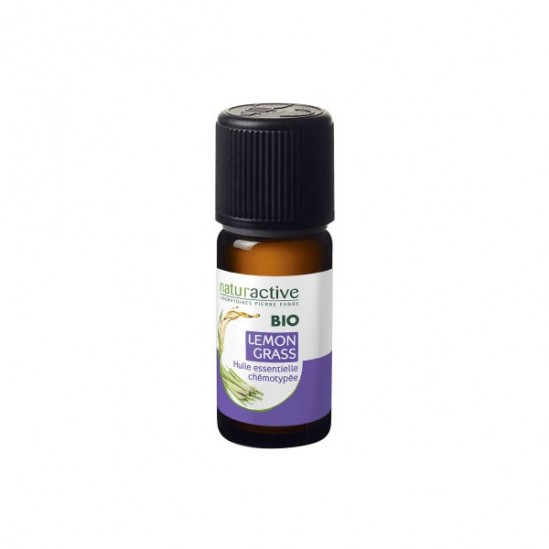 Naturactive lemon grass huile essentielle bio flacon 10ml Naturactive lemon grass huile essentielle bio flacon 10ml