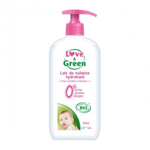 Love & green lait de toilette hydratant 500ml