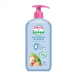 Love & green eau micellaire nettoyante 500ml