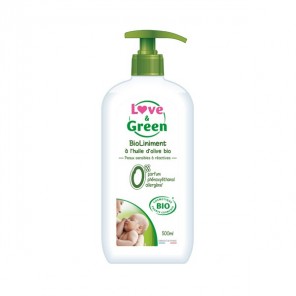 Love & green bioliniment à l'huile d'olive bio 500ml