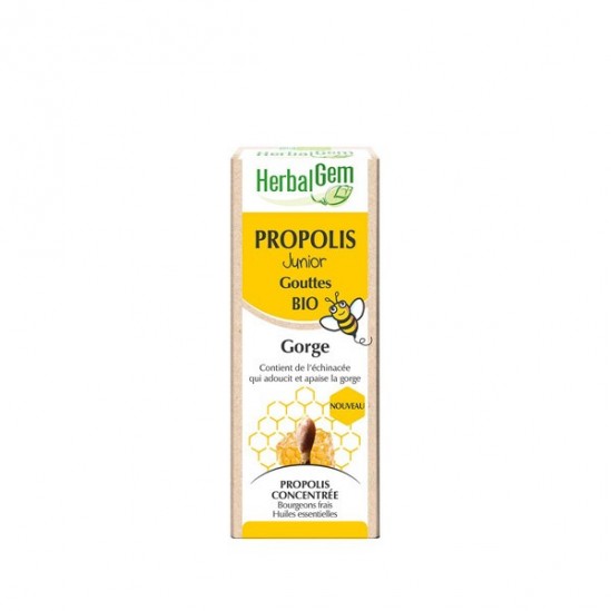 Herbalgem propolis junior large spectre gouttes bio 15ml Herbalgem propolis junior large spectre gouttes bio 15ml