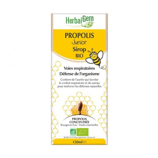 Herbalgem propolis junior sirop bio 150ml Herbalgem propolis junior sirop bio 150ml