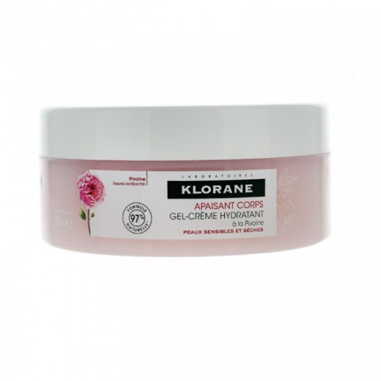 Klorane apaisant corps gel crème hydratant à la Pivoine 200ml Klorane apaisant corps gel crème hydratant à la Pivoine 200ml