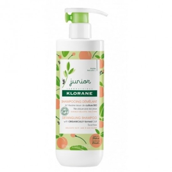 Klorane junior shampoing démêlant pêche 500ml Klorane junior shampoing démêlant pêche 500ml