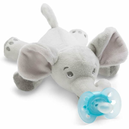 Avent peluche sucette ultra douce 0-6 mois scf348/13