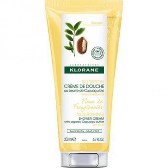 Klorane crème de douche fleur de frangipanier 200ml Klorane crème de douche fleur de frangipanier 200ml