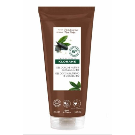 Klorane gel douche fève de tonka 200ml
