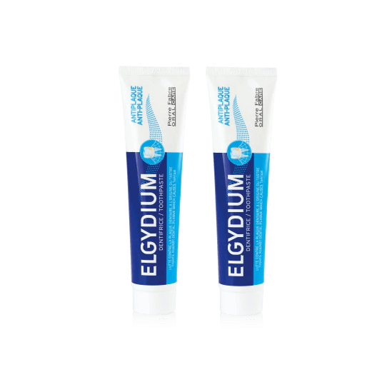 Elgydium dentifrice anti-plaque 75 ml lot de 2 Elgydium dentifrice anti-plaque 75 ml lot de 2