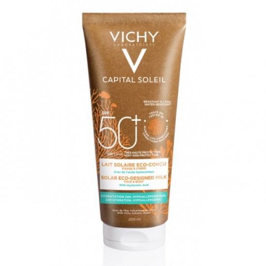 Vichy capital soleil lait solaire éco-conçu spf50+ 200ml Vichy capital soleil lait solaire éco-conçu spf50+ 200ml