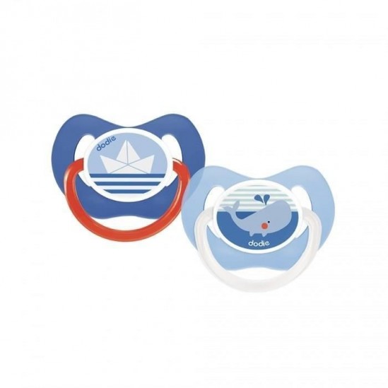 Dodie 2 sucettes physiologique mer +6mois P45 Dodie 2 sucettes physiologique mer +6mois P45