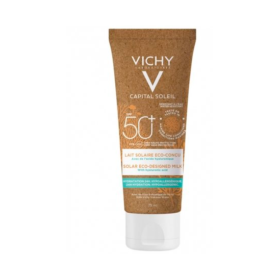 Vichy Capital Soleil SPF50 Lait Solaire eco-conçu 75ml Vichy Capital Soleil SPF50 Lait Solaire eco-conçu 75ml