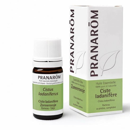 Pranarôm ciste ladanifère huile essentielle 10ml Pranarôm ciste ladanifère huile essentielle 10ml